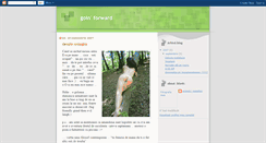 Desktop Screenshot of goinforward.blogspot.com