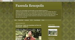 Desktop Screenshot of fazendarenopolis.blogspot.com