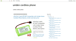 Desktop Screenshot of bestofunidencordlessphone-review.blogspot.com