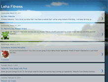 Tablet Screenshot of lehafitness.blogspot.com