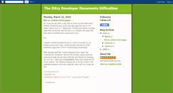 Desktop Screenshot of ditzydev.blogspot.com