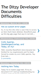 Mobile Screenshot of ditzydev.blogspot.com