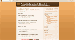 Desktop Screenshot of basquet-corrientes.blogspot.com
