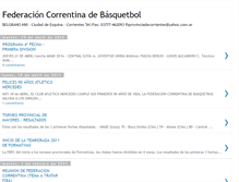 Tablet Screenshot of basquet-corrientes.blogspot.com