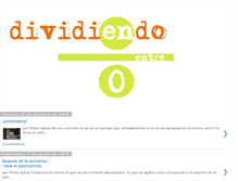 Tablet Screenshot of dividiendoentrecero.blogspot.com