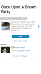 Mobile Screenshot of onceuponadreamparty.blogspot.com