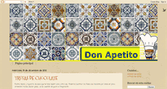 Desktop Screenshot of donapetito.blogspot.com