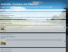 Tablet Screenshot of antonella-cucinarechepassione.blogspot.com