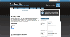 Desktop Screenshot of freecyberads.blogspot.com