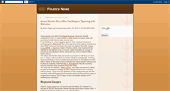 Desktop Screenshot of financenews1.blogspot.com