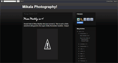 Desktop Screenshot of mikalaphotography.blogspot.com