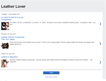 Tablet Screenshot of leather-lover.blogspot.com
