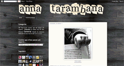 Desktop Screenshot of annatarambana.blogspot.com