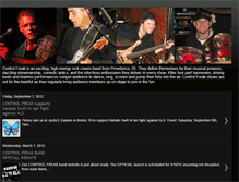 Tablet Screenshot of controlfreakband.blogspot.com