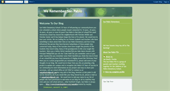 Desktop Screenshot of mysanpablomemory.blogspot.com