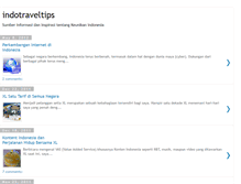 Tablet Screenshot of indotraveltips.blogspot.com