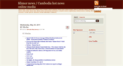 Desktop Screenshot of khmernews-today.blogspot.com