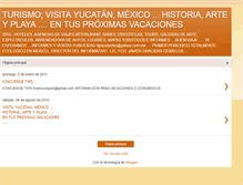 Tablet Screenshot of hotelesyucatanmexico.blogspot.com