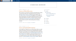 Desktop Screenshot of coscossinsin.blogspot.com