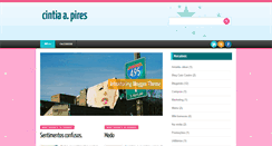Desktop Screenshot of cintiaapires.blogspot.com