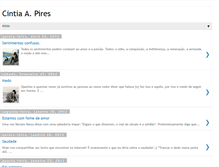 Tablet Screenshot of cintiaapires.blogspot.com