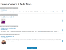 Tablet Screenshot of houseofamorefede.blogspot.com