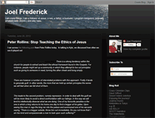 Tablet Screenshot of joelfrederick.blogspot.com