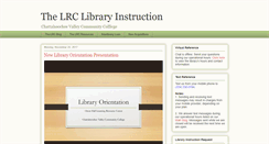 Desktop Screenshot of lrclibraryinstruction.blogspot.com