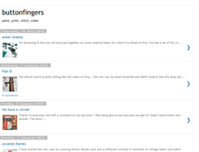 Tablet Screenshot of buttonfingers.blogspot.com