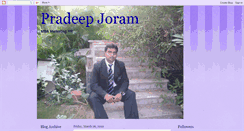 Desktop Screenshot of pradeepjoram.blogspot.com