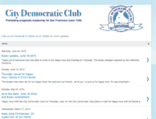 Tablet Screenshot of citydemocraticclub.blogspot.com