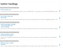 Tablet Screenshot of leatherhandbagsloan.blogspot.com