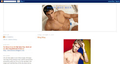 Desktop Screenshot of damnhotmen.blogspot.com