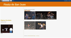 Desktop Screenshot of fiestadesanjuan.blogspot.com