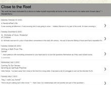 Tablet Screenshot of closetotheroot.blogspot.com