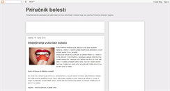 Desktop Screenshot of bolesti.blogspot.com