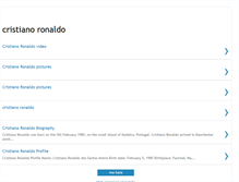 Tablet Screenshot of cristiano-ronaldo-show.blogspot.com