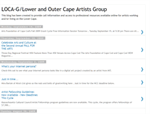 Tablet Screenshot of lowercapeartistsgroup.blogspot.com