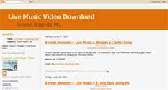 Desktop Screenshot of livemusicvideodownload.blogspot.com