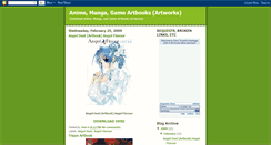 Desktop Screenshot of animemangagameartbook.blogspot.com