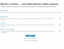 Tablet Screenshot of blonnikwproszku.blogspot.com
