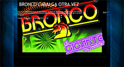 Desktop Screenshot of broncocabalgaotravez.blogspot.com