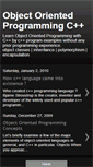 Mobile Screenshot of objectorientedprogrammingcpp.blogspot.com