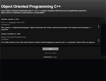Tablet Screenshot of objectorientedprogrammingcpp.blogspot.com