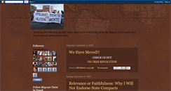 Desktop Screenshot of migrantchrist.blogspot.com
