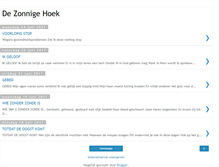 Tablet Screenshot of dezonnigehoek.blogspot.com