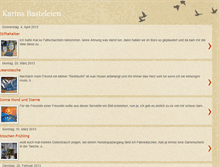 Tablet Screenshot of karins-basteleien.blogspot.com