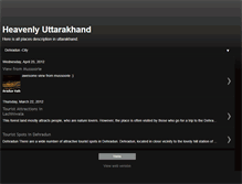 Tablet Screenshot of heavenly-uttarakhand.blogspot.com