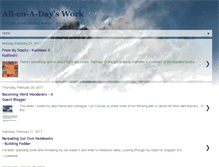 Tablet Screenshot of all-en-a-days-work.blogspot.com
