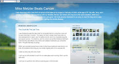 Desktop Screenshot of mikemetzlerbeatscancer.blogspot.com
